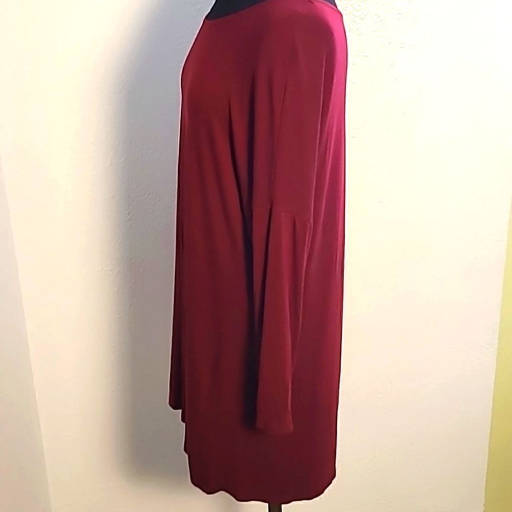 Azules Longsleeve Maroon Tunic, Size XL - Picture 4 of 9